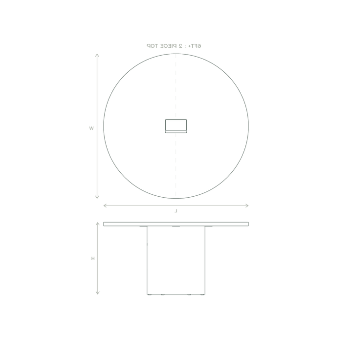 column round meeting table